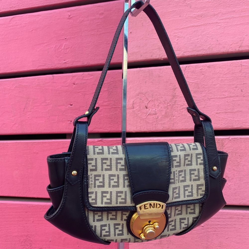 Fendi Passaspala Zuchino Mini shoulder bag - Picture 1 of 7